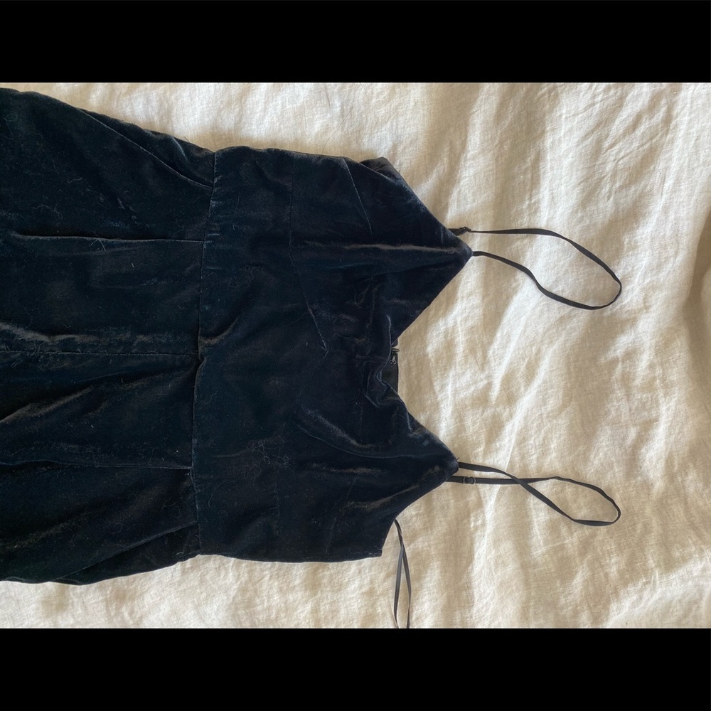 J. Crew velvet jumpsuit